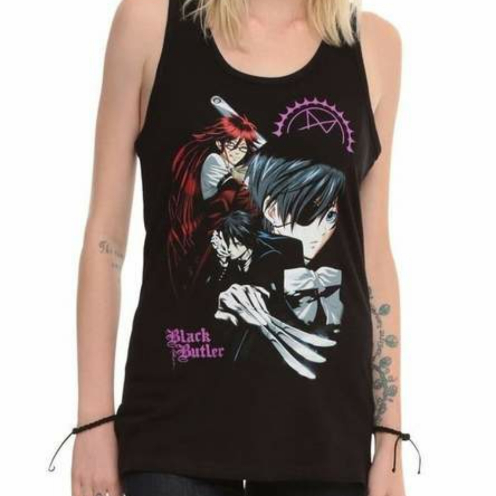 Black Butler Tank - 3x